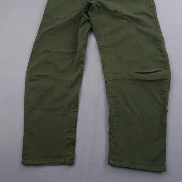 Nili Lotan Olive Green Cropped Ankle Pants - Picture 5 of 12